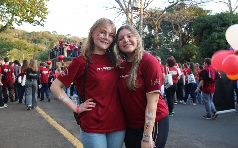 Myllena e Marina participaram pela primeira vez do evento