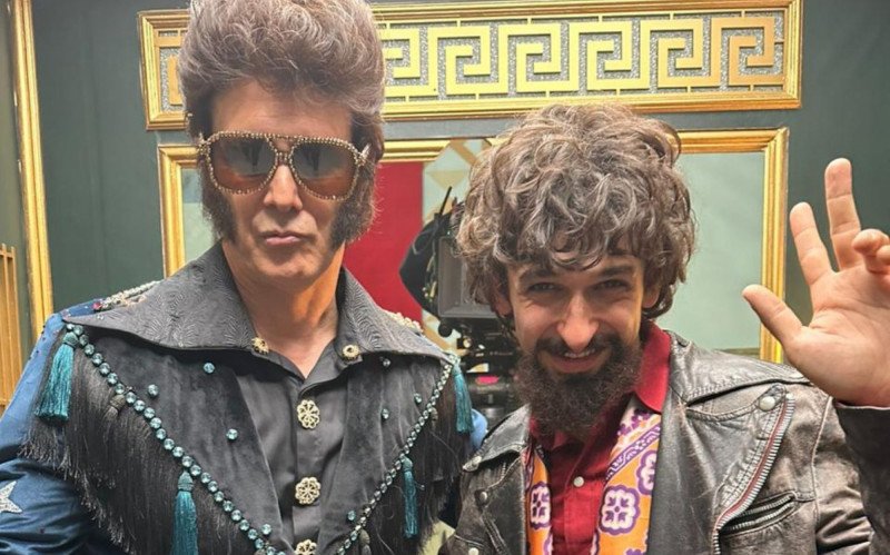 Supla como Elvis Presley e Ravel Andrade como Raul Seixas em série da Globoplay | abc+
