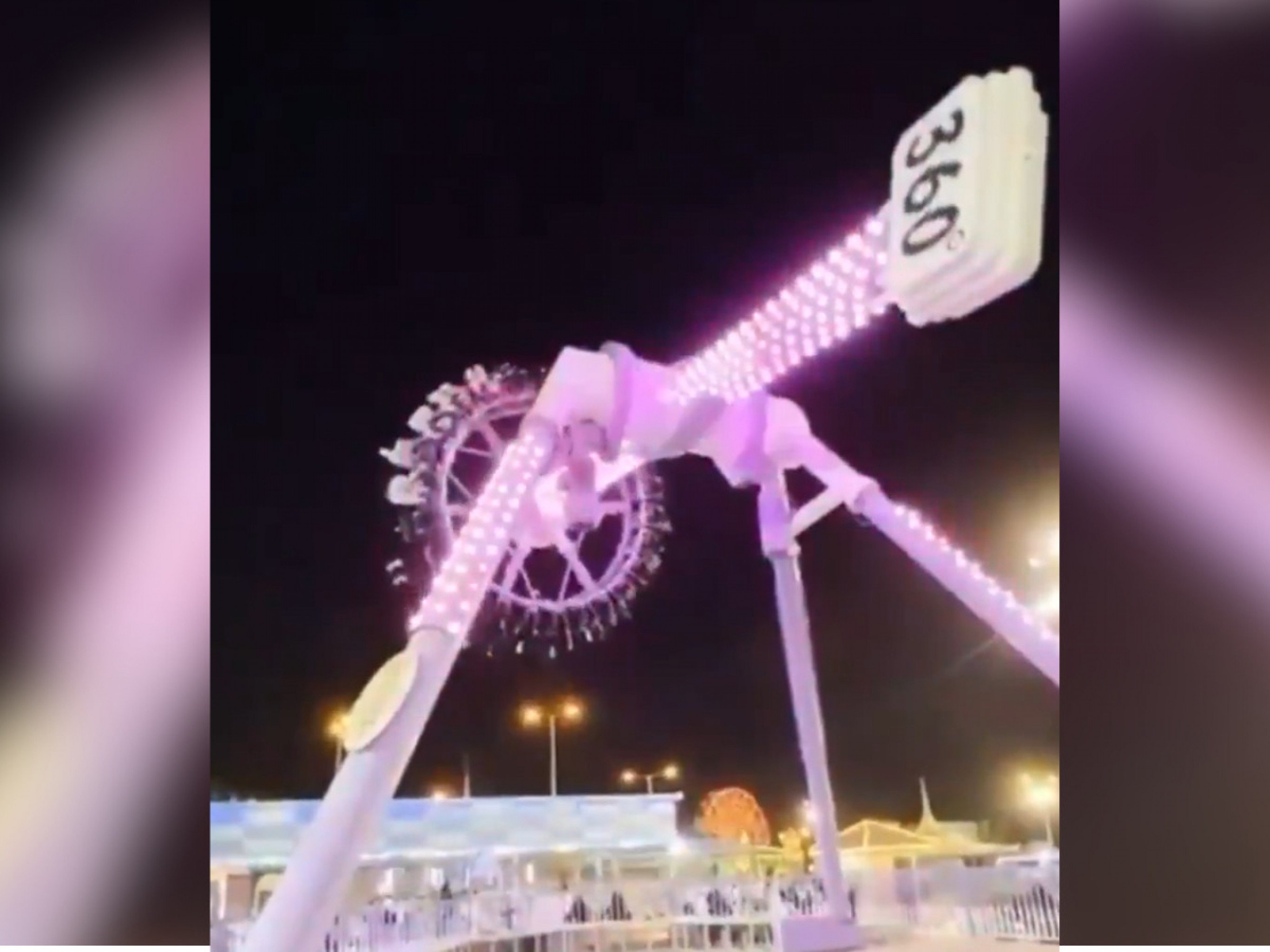 VÍDEO: Brinquedo se parte ao meio em parque e deixa mais de 20 pessoas feridas