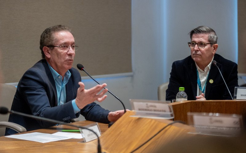 Airton Souza se reuniu com o presidente do Simers, Marcelo Matias | abc+