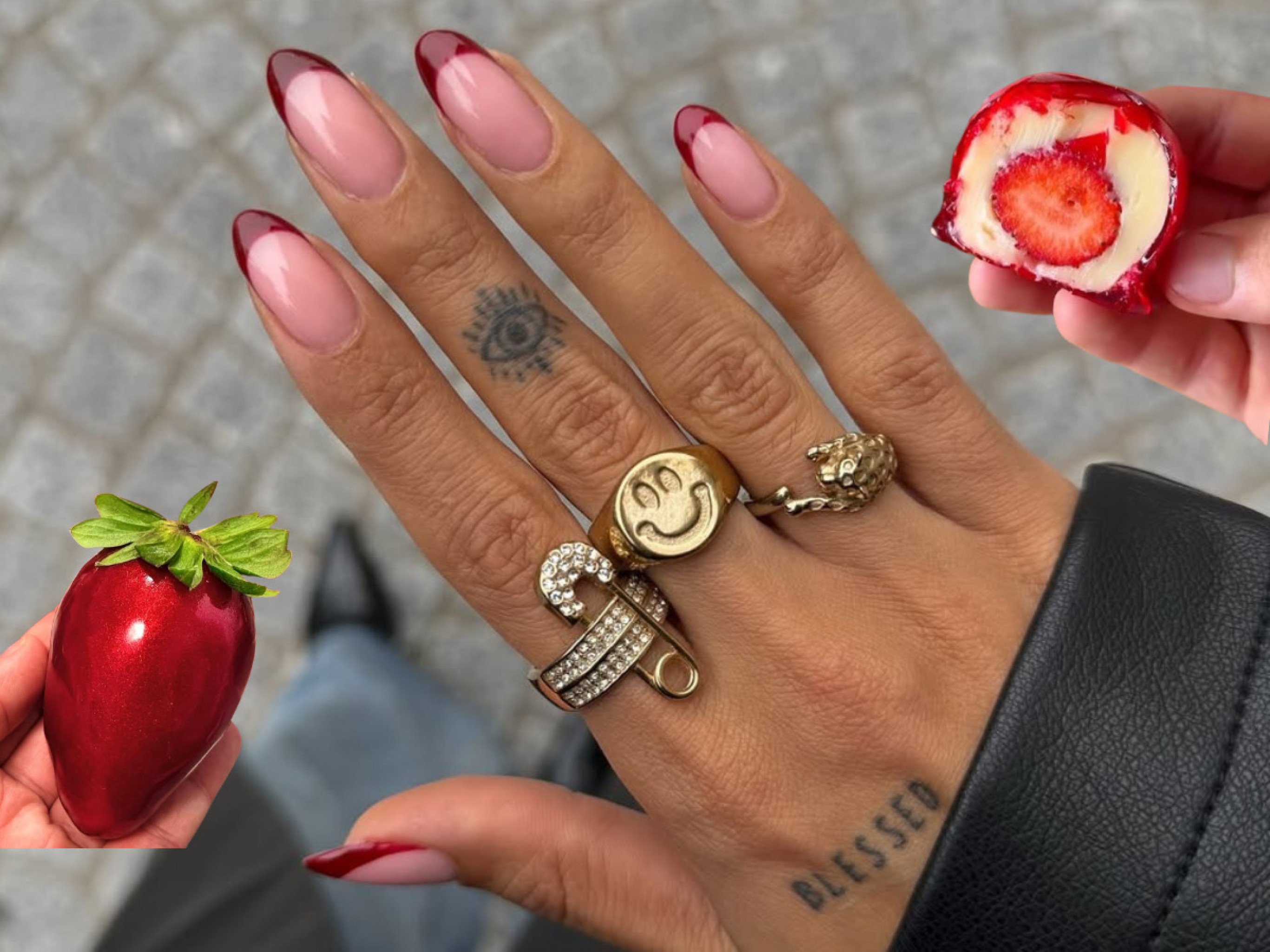 Unhas morango do amor? 6 nail arts inspiradas no doce do momento