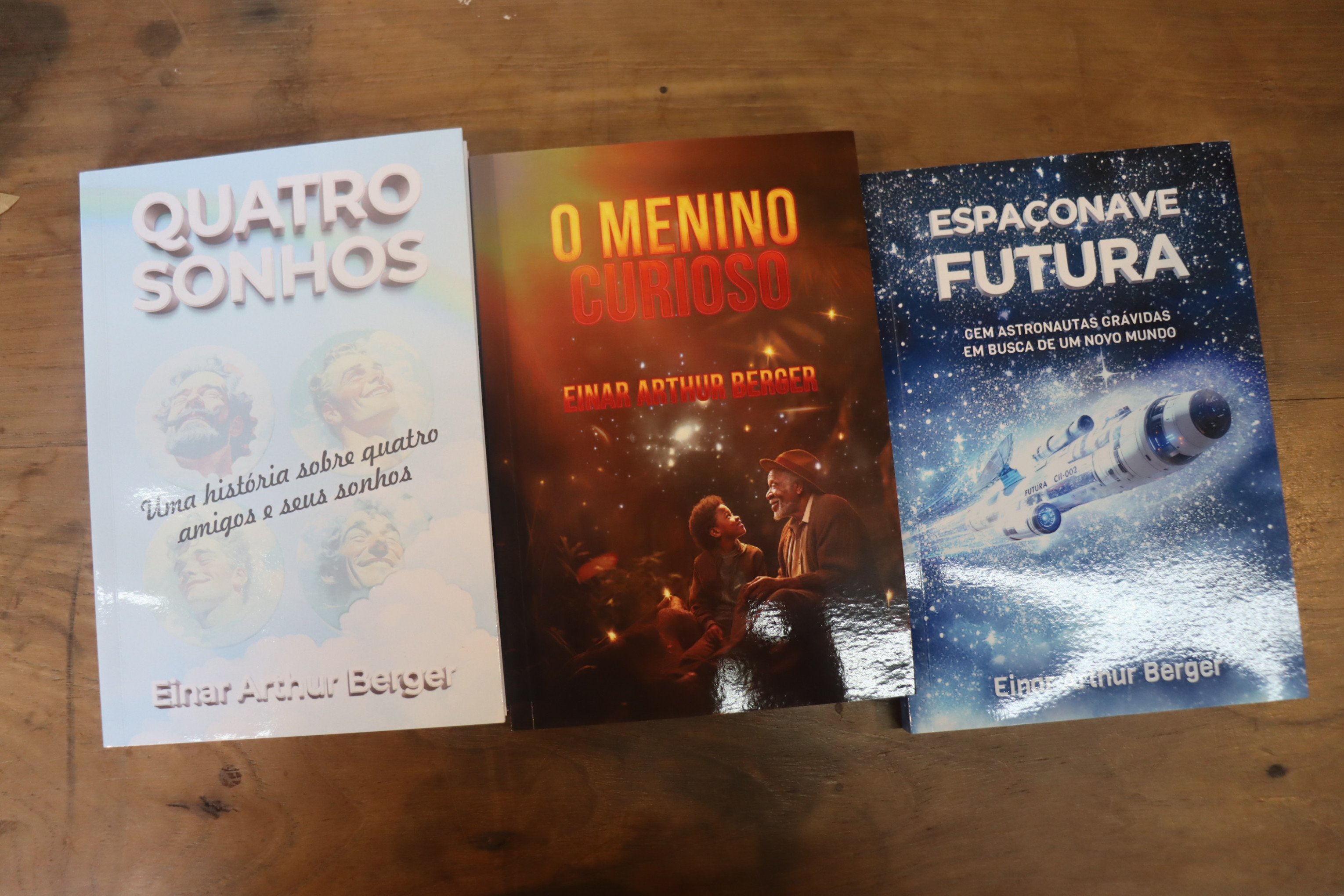 Escritor Einar Arthur Berger lança seus três primeiros livros de ficcção no Museu Histórico Visconde de São Leopoldo