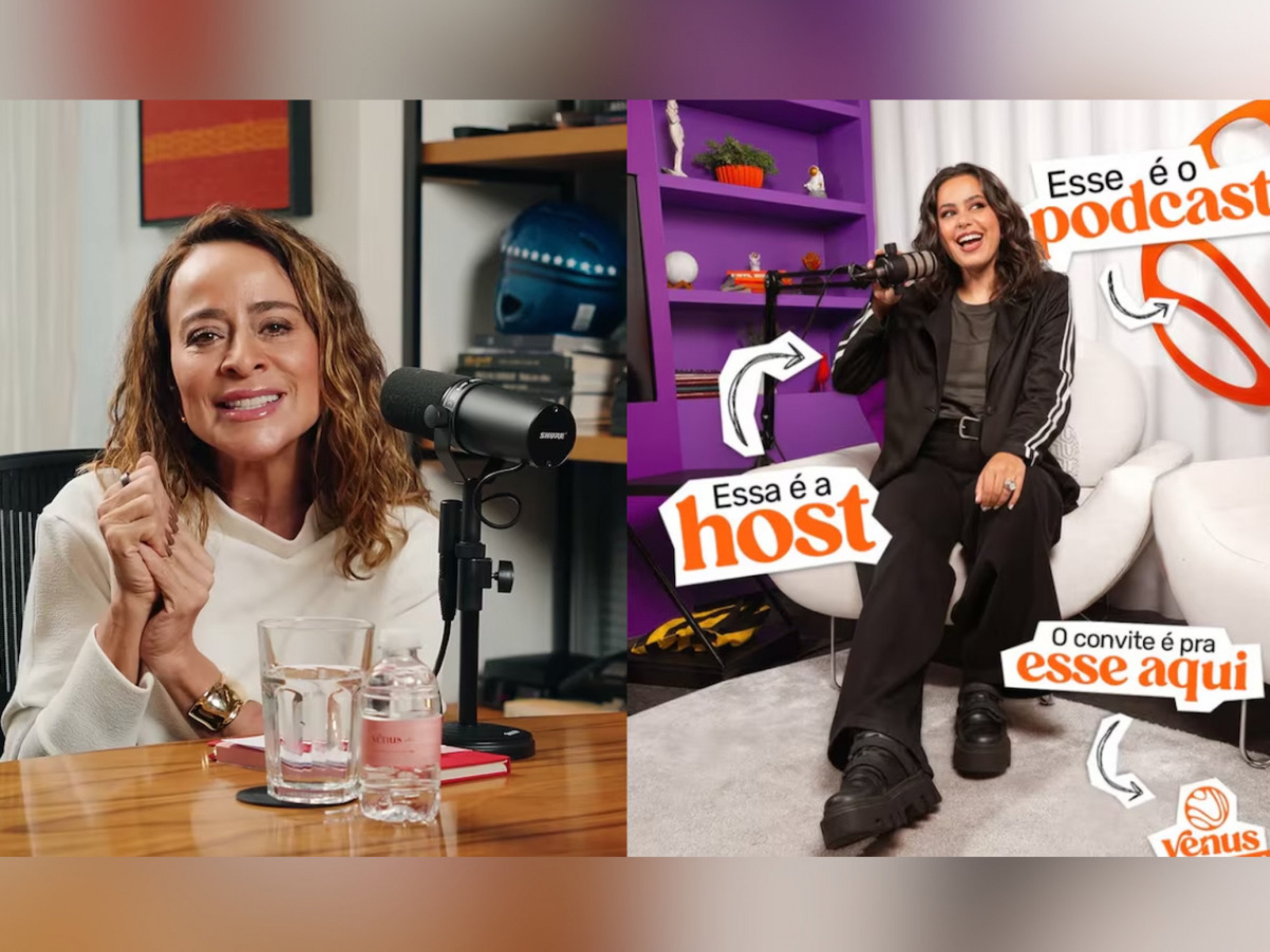 Conheça os podcasts Venus envolvidos em confusão de Camila Fremder
