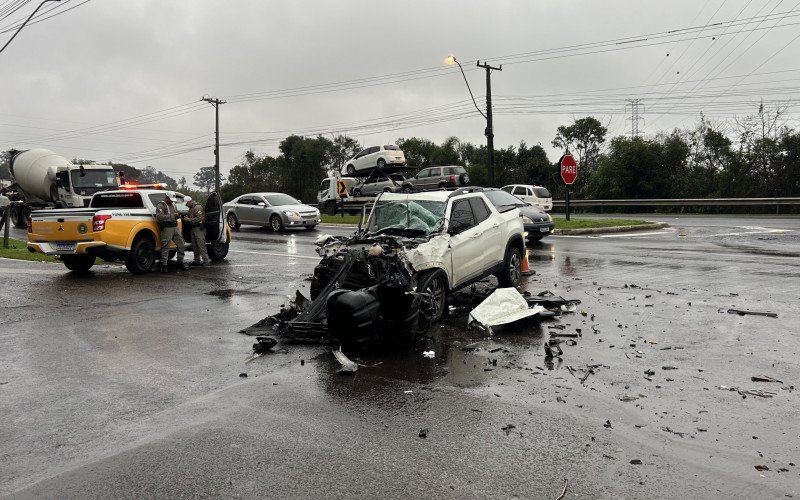 Acidente aconteceu no km 02 da RS-240, em São Leopoldo