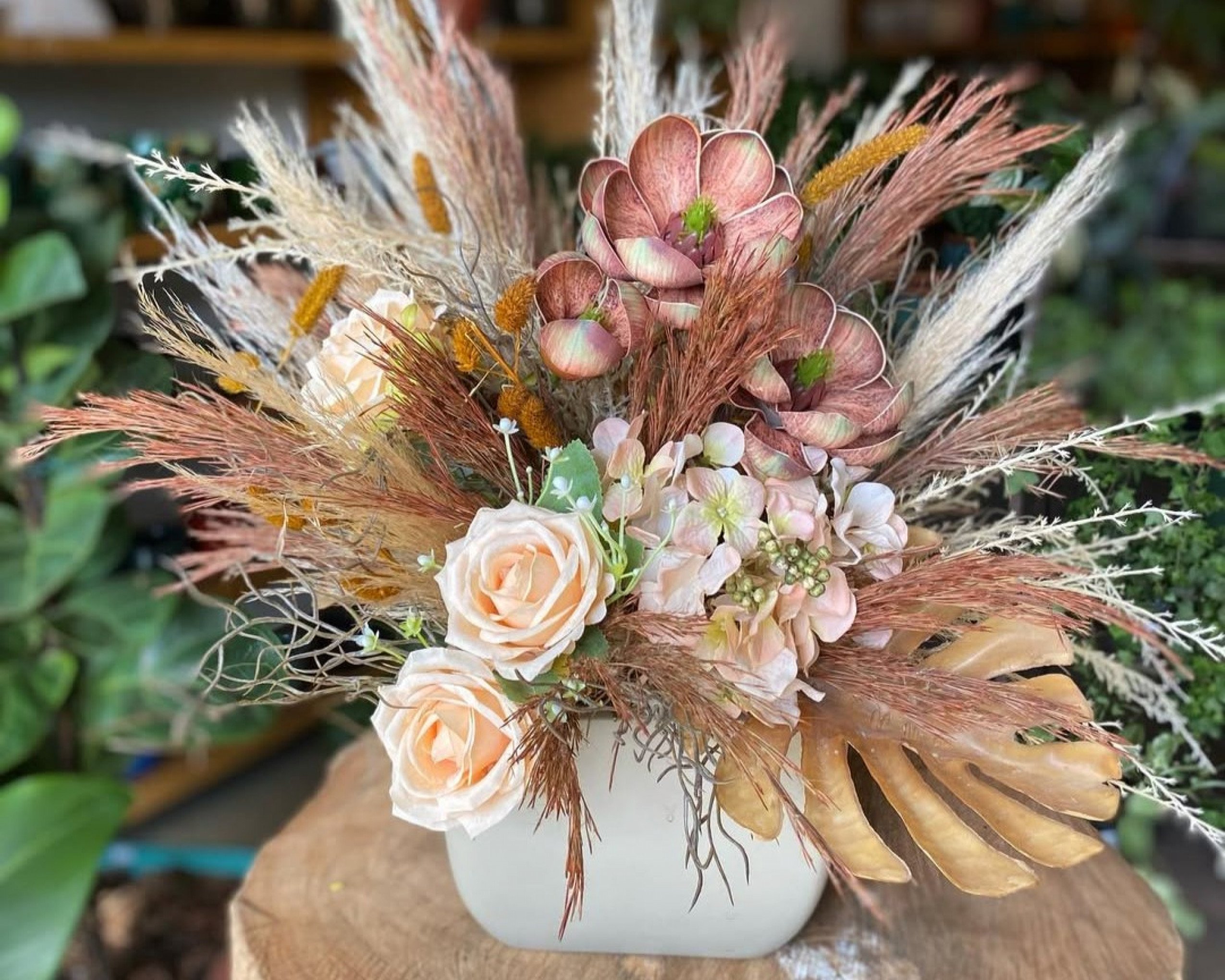 Vasinho com flores secas | abc+