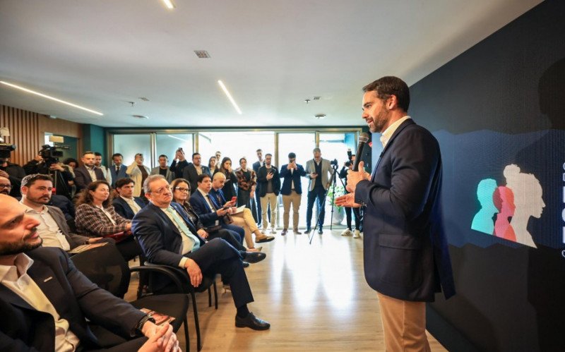 Governador Eduardo Leite participou de evento na capital paulista