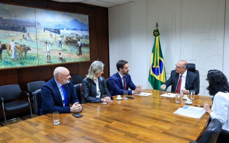 Encontro entre Eduardo Leite (PSD) e Geraldo Alckmin (PSB)  | abc+