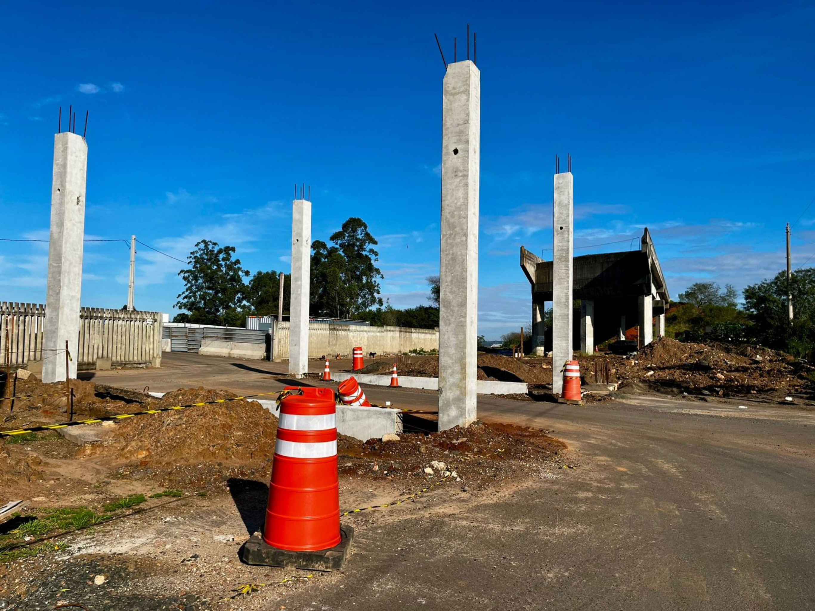 Viaduto que ligará a BR-448 ao bairro Novo Esteio deve ser concluído em dezembro