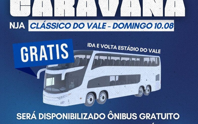 Clube divulgou card em suas redes sociais, anunciando ônibus gratuito para torcida do Índio