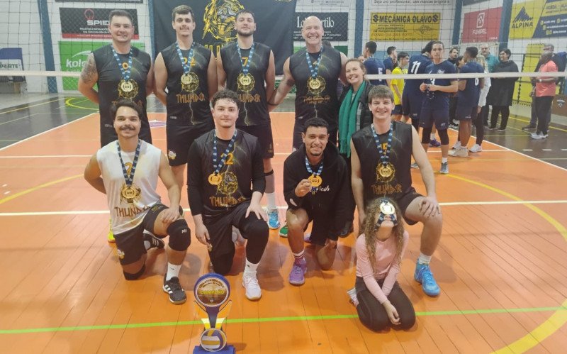 Equipe Thunder venceu o Municipal de Voleibol Masculino em Nova Petrópolis | abc+