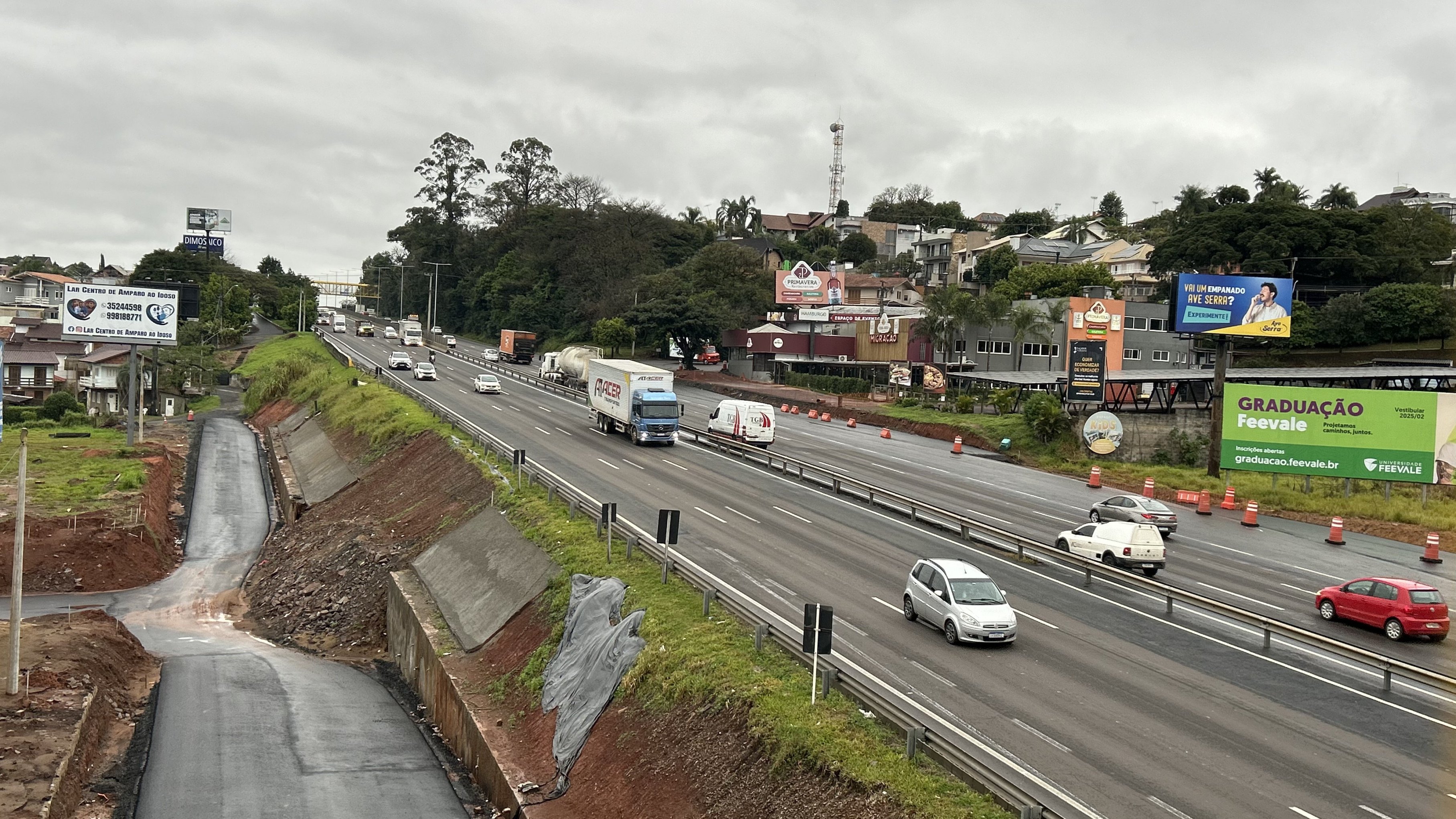 BR-116: Escavações de trincheiras em Novo Hamburgo devem começar em breve