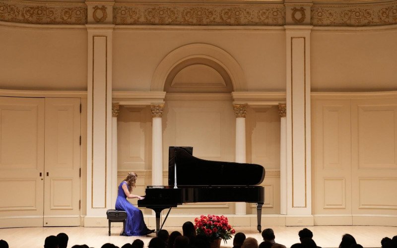 Mariaclara se apresentou no Carnegie Hall, em Nova York, em abril deste ano | abc+