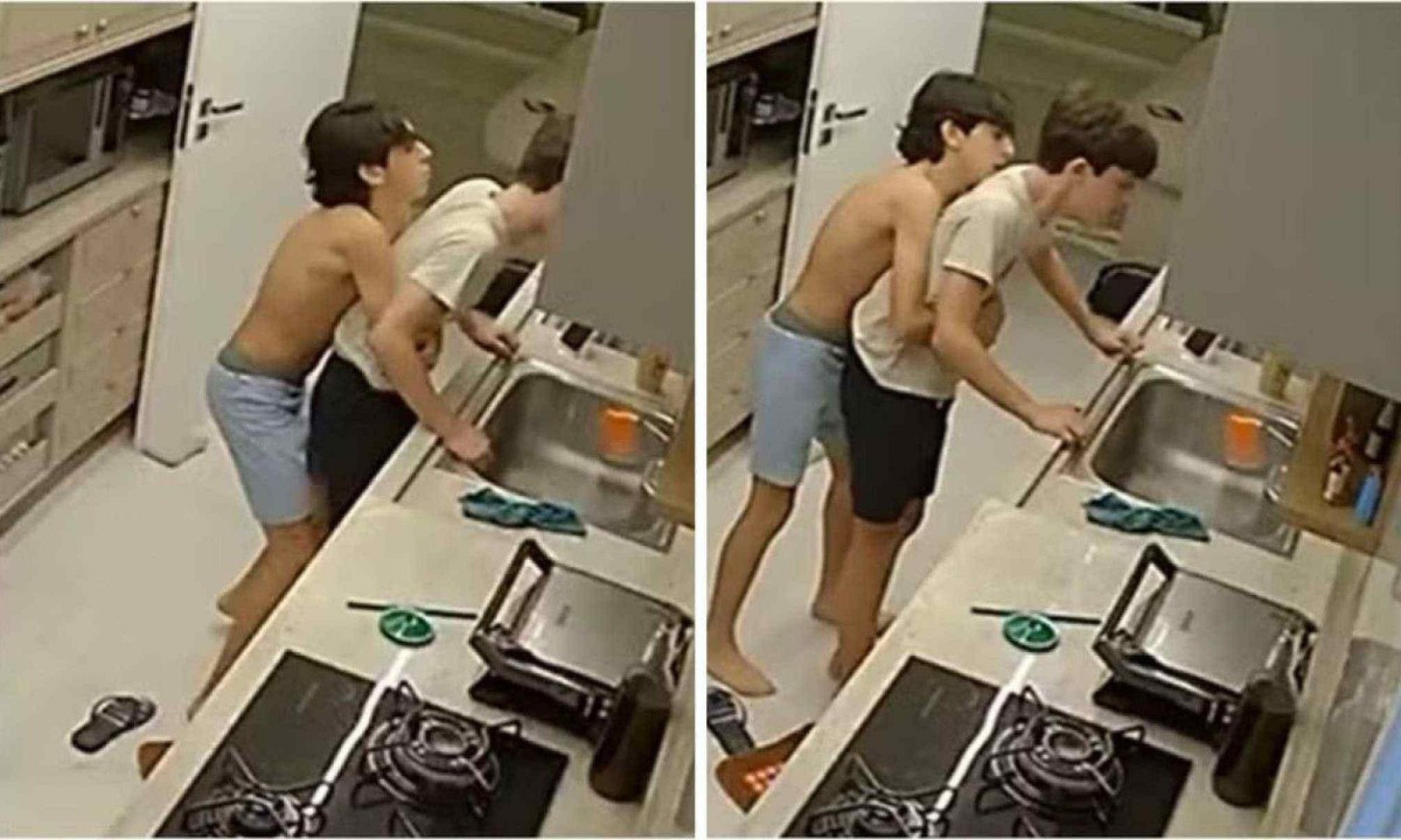 VÍDEO: Adolescente engasga e é salvo pelo primo com manobra de Heimlich