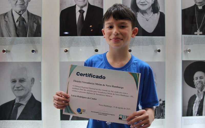Lucas foi reeleito como vereador mirim | abc+
