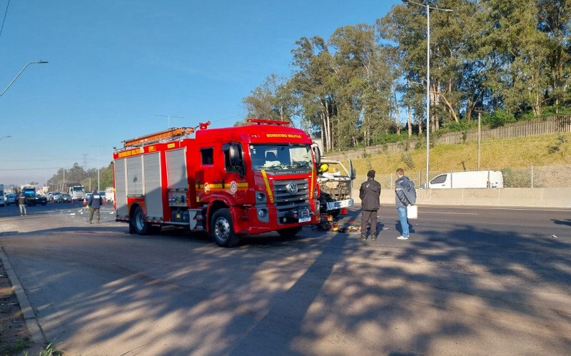 Acidente na BR-116, em Sapucaia do Sul | abc+