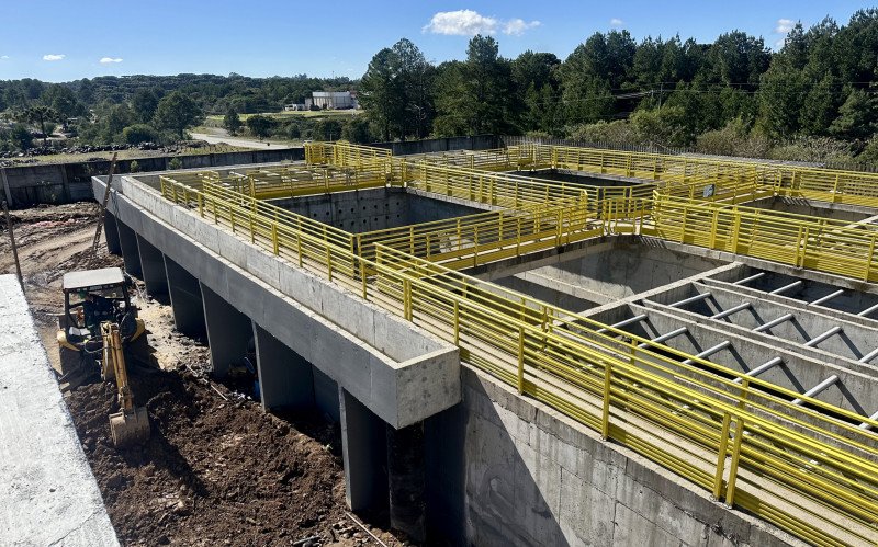 Estação de tratamento de água da Corsan, em Canela