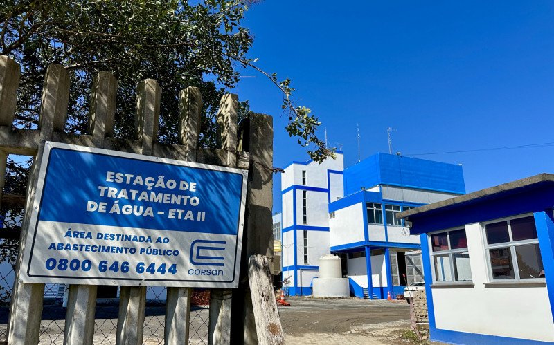 Estação de tratamento de água da Corsan, em Canela