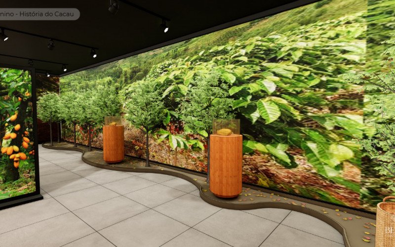 Imagens do projeto do novo museu do chocolate de Gramado