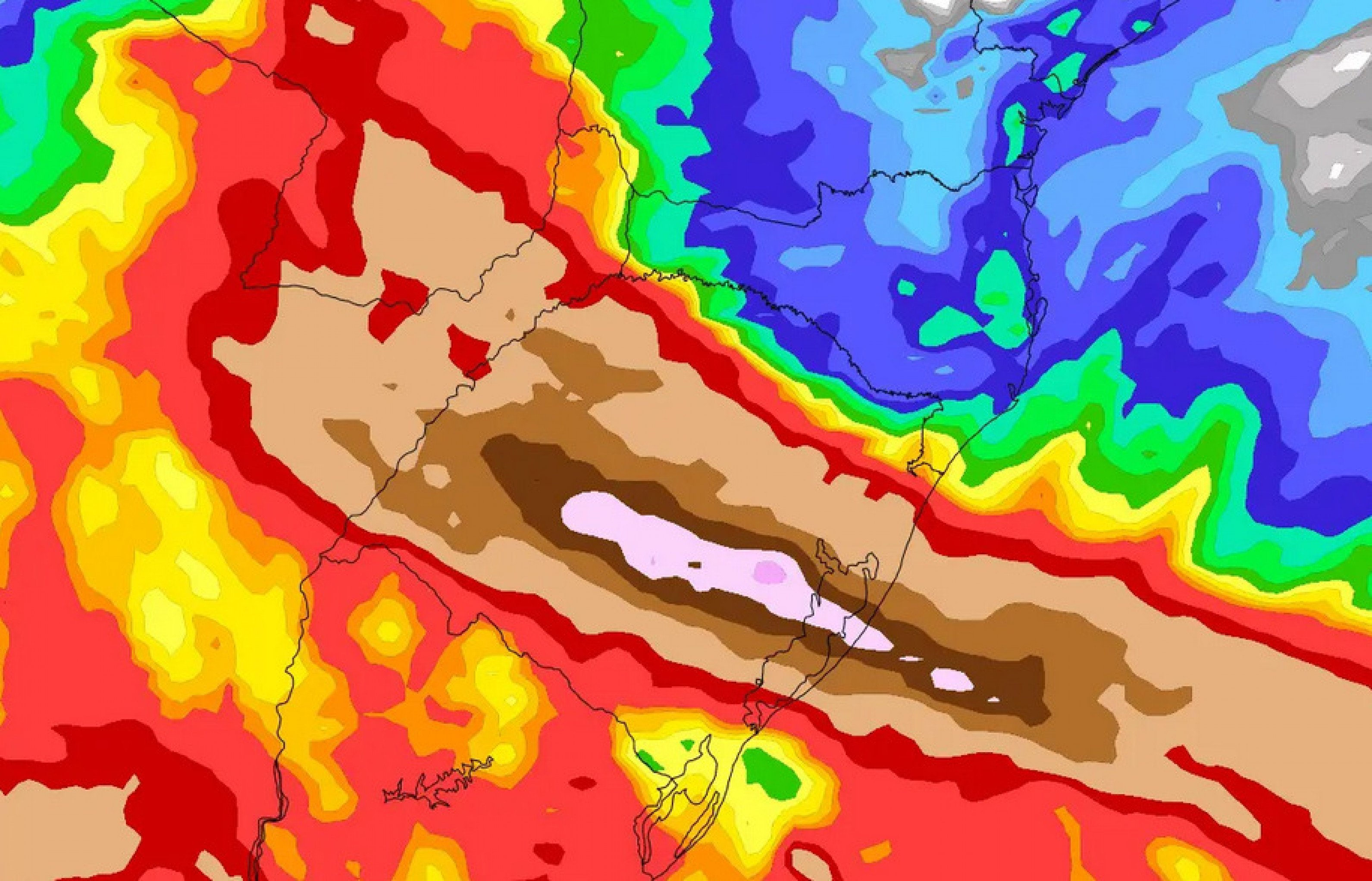 PREVISÃO DO TEMPO: RS deve ter chuva acima da média do mês nos próximos dias, diz meteorologia