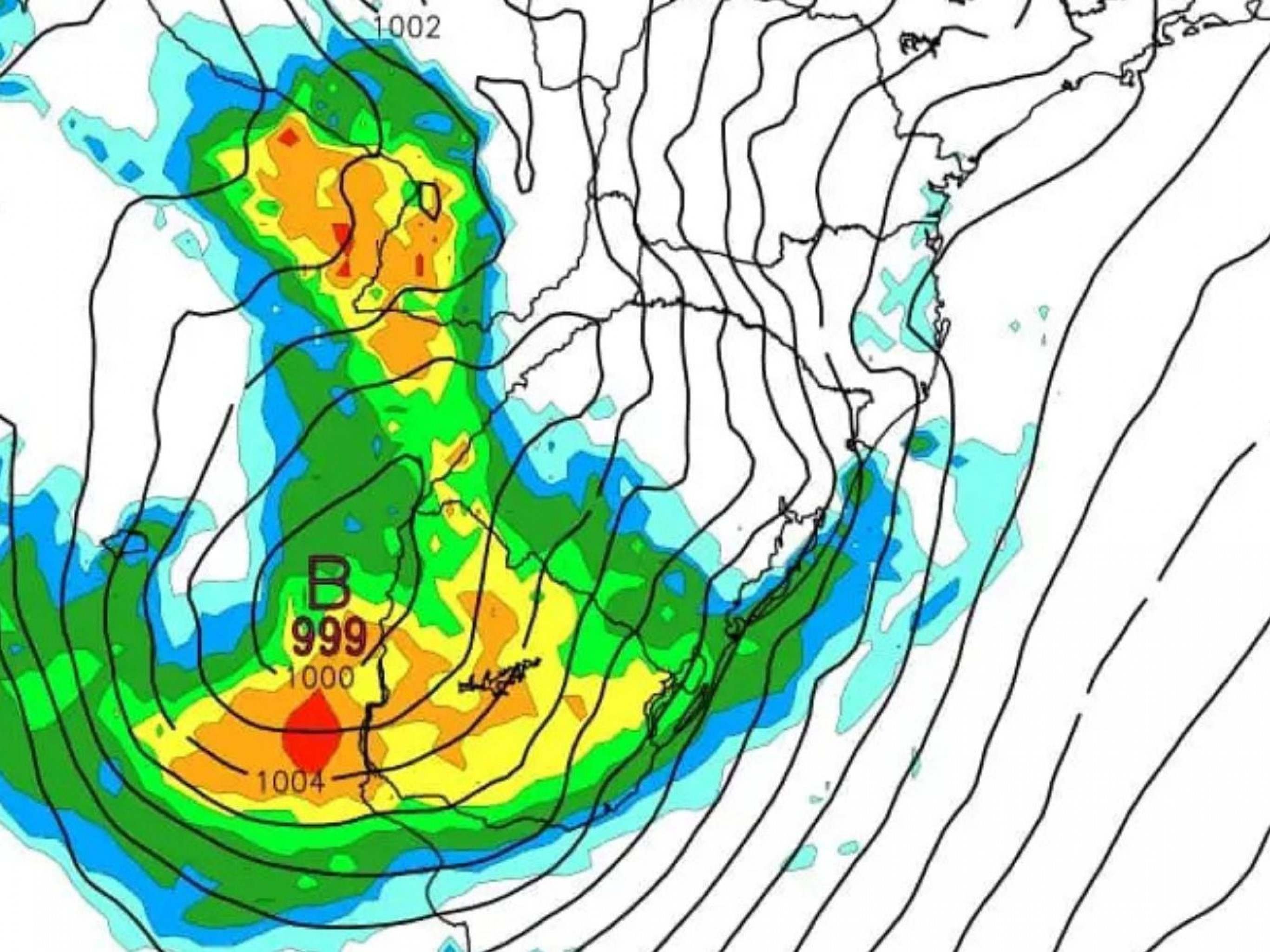 CICLONE: Fenômeno vai trazer vento forte e chuva excessiva ao RS nesta semana