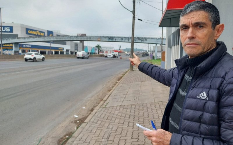 BR 116: Renato Camboim, 62, preocupado com falta de demarcação | abc+