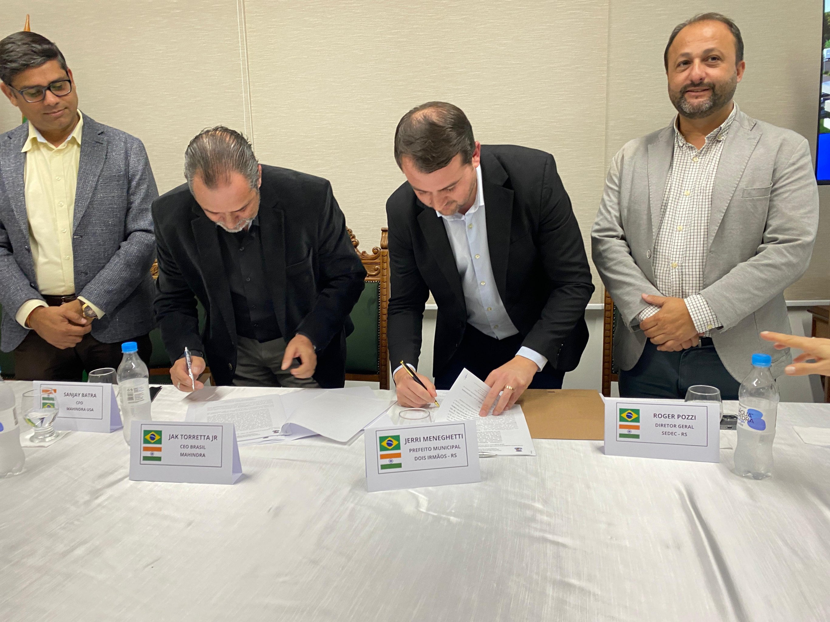 Empresa indiana oficializa começo das obras da ampliação da fábrica no Vale do Sinos