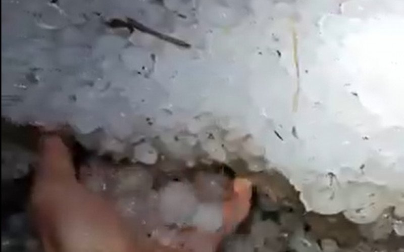 Queda de granizo em quantidade abundante  | abc+