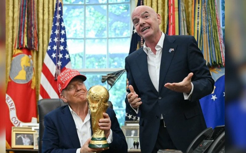 Donald Trump e Gianni Infantino na Casa Branca | abc+