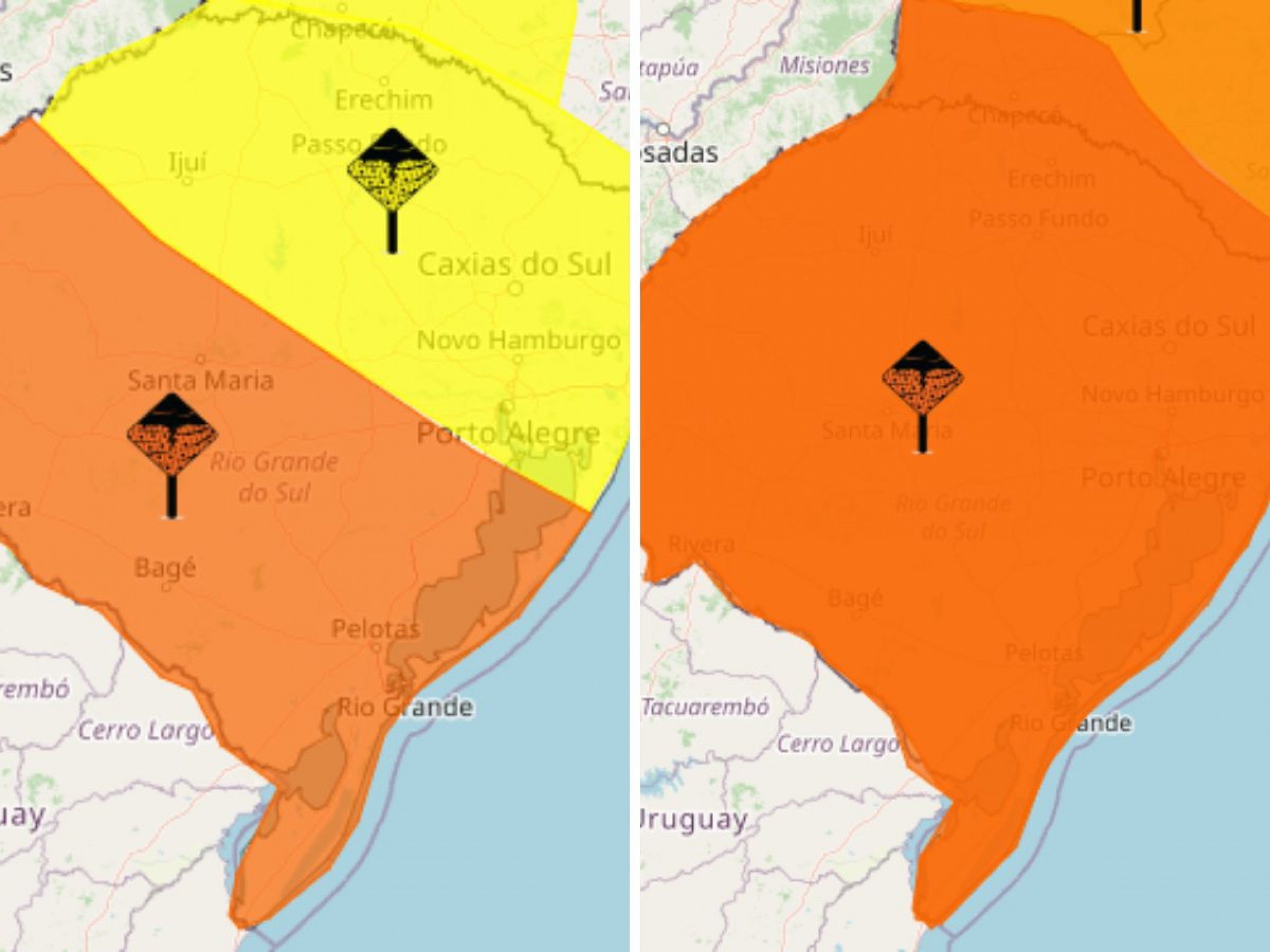 FRENTE FRIA: Alerta de perigo para declínio de temperatura está entre os 4 avisos do Inmet ao RS neste fim de semana; confira