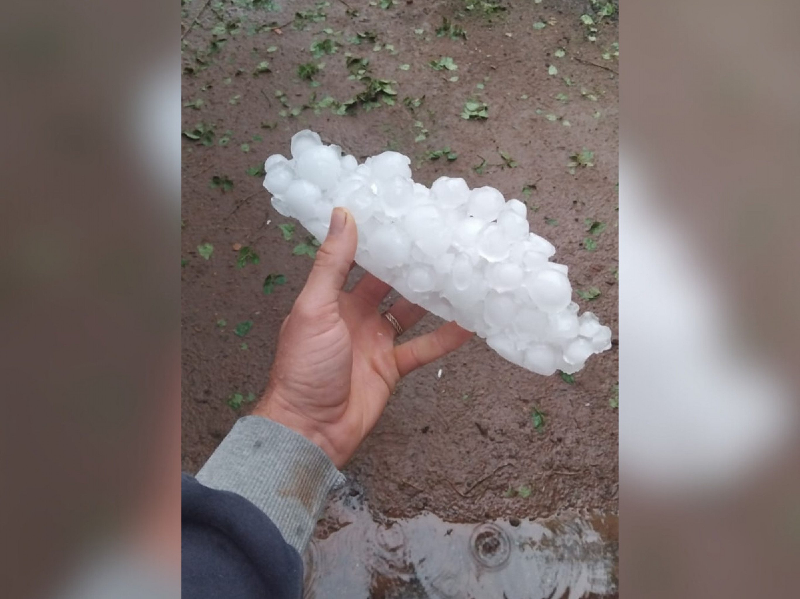 VÍDEO: Mais de 30 casas tiveram telhados destruídos por chuva de granizo na região