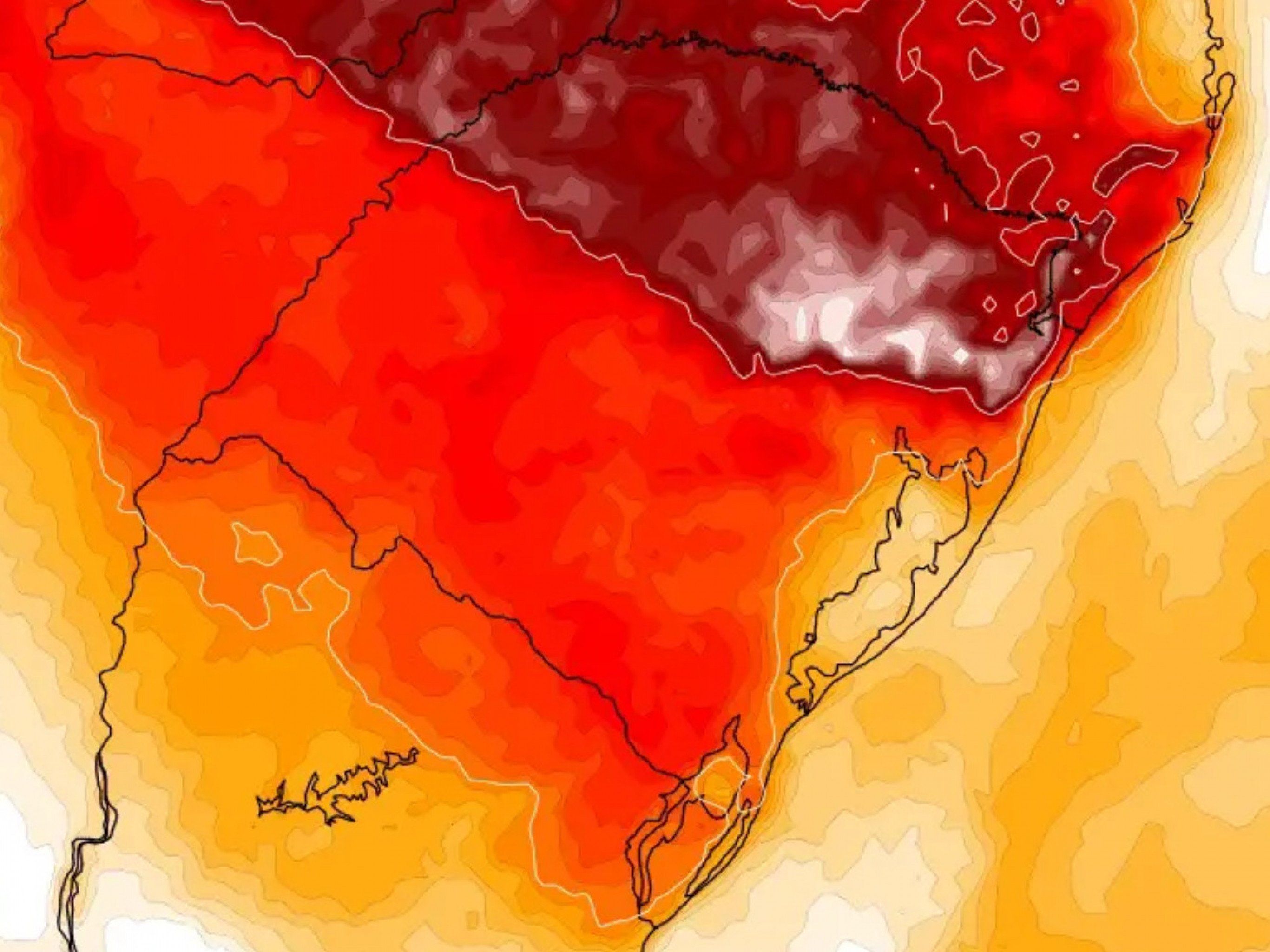 Calor de 30°C em pleno inverno antecede queda brusca de temperatura no RS