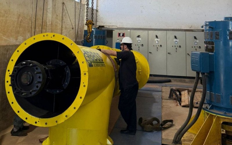 Novo equipamento foi instalado nesta semana no lugar de bomba que passará por manutenção preventiva