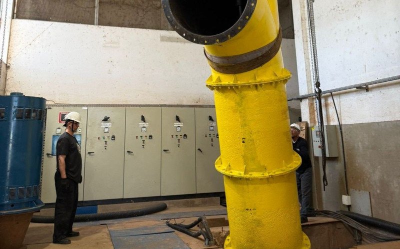 Novo equipamento foi instalado nesta semana no lugar de bomba que passará por manutenção preventiva