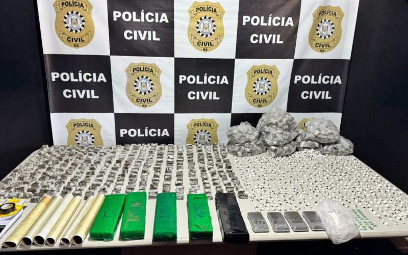 Fechamento de depósito de drogas em Gramado