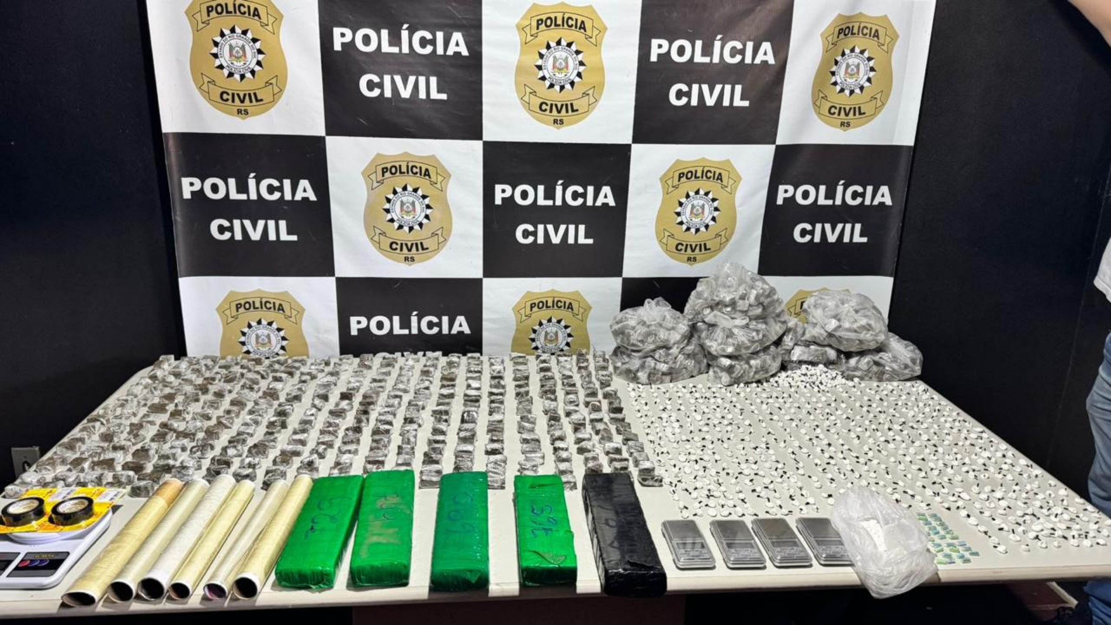 Drogas avaliadas em cerca de R$ 100 mil são apreendidas em Gramado