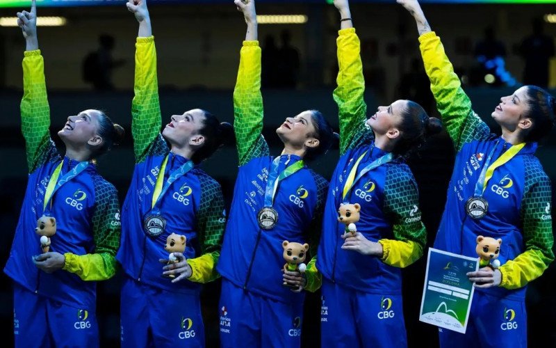 Atletas comemoram a medalha de prata no Mundial | abc+