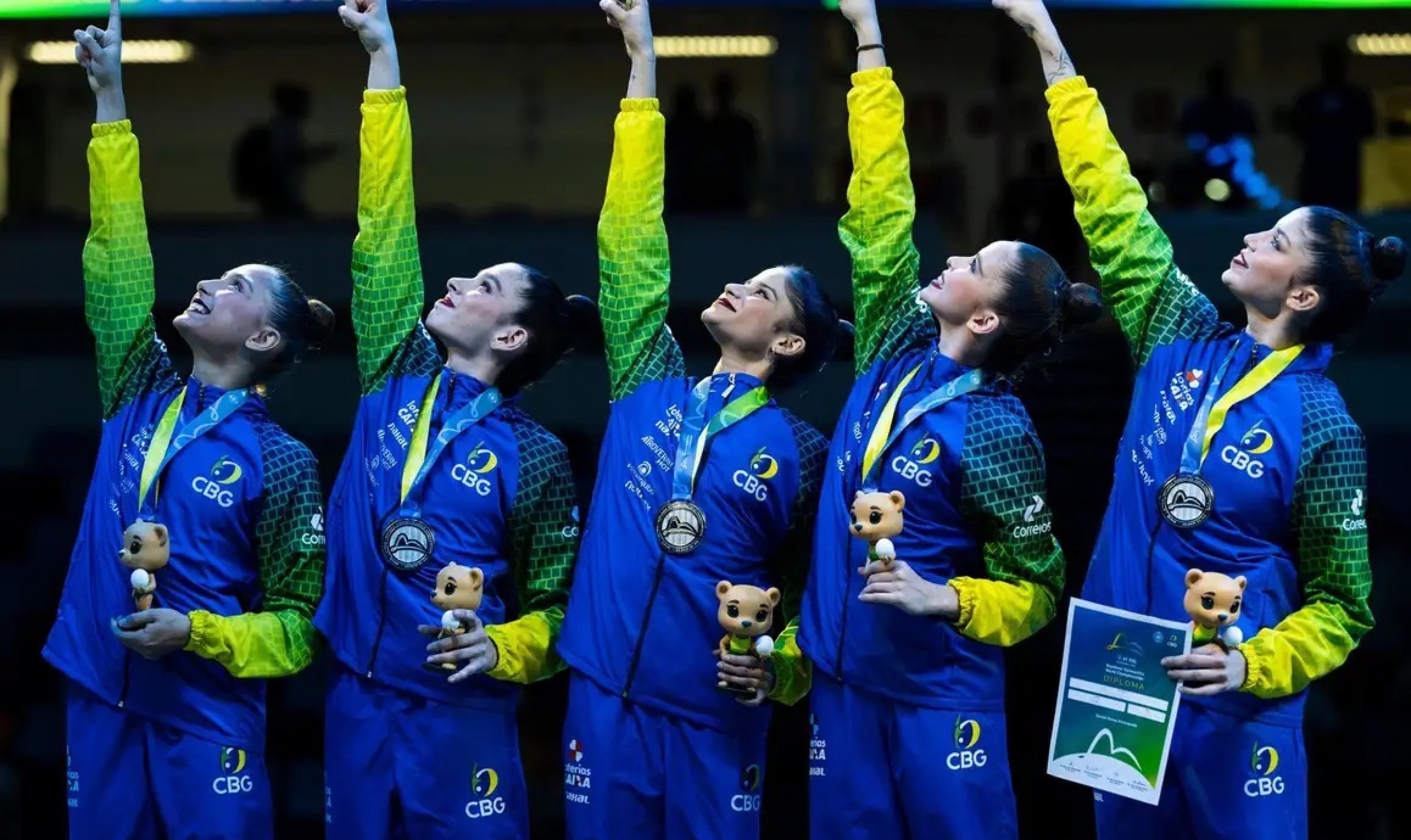 Brasileiras brilham e conquistam inédita medalha de prata no Mundial de Ginástica Rítmica