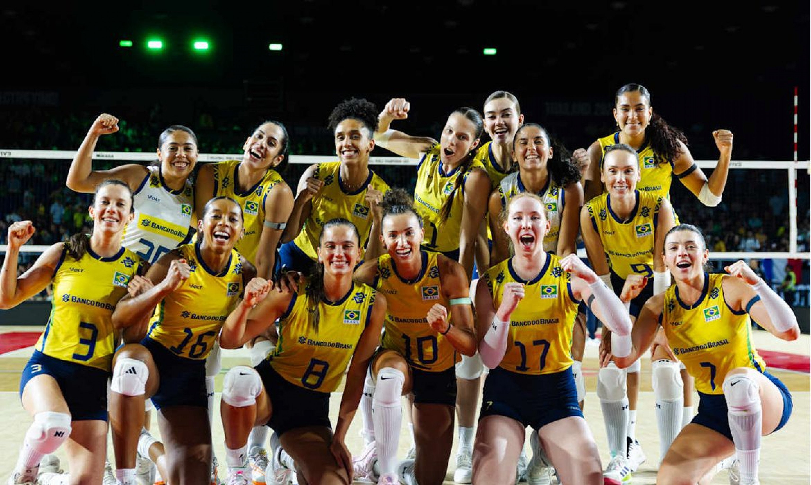 Brasil permanece com 100% de aproveitamento no Mundial