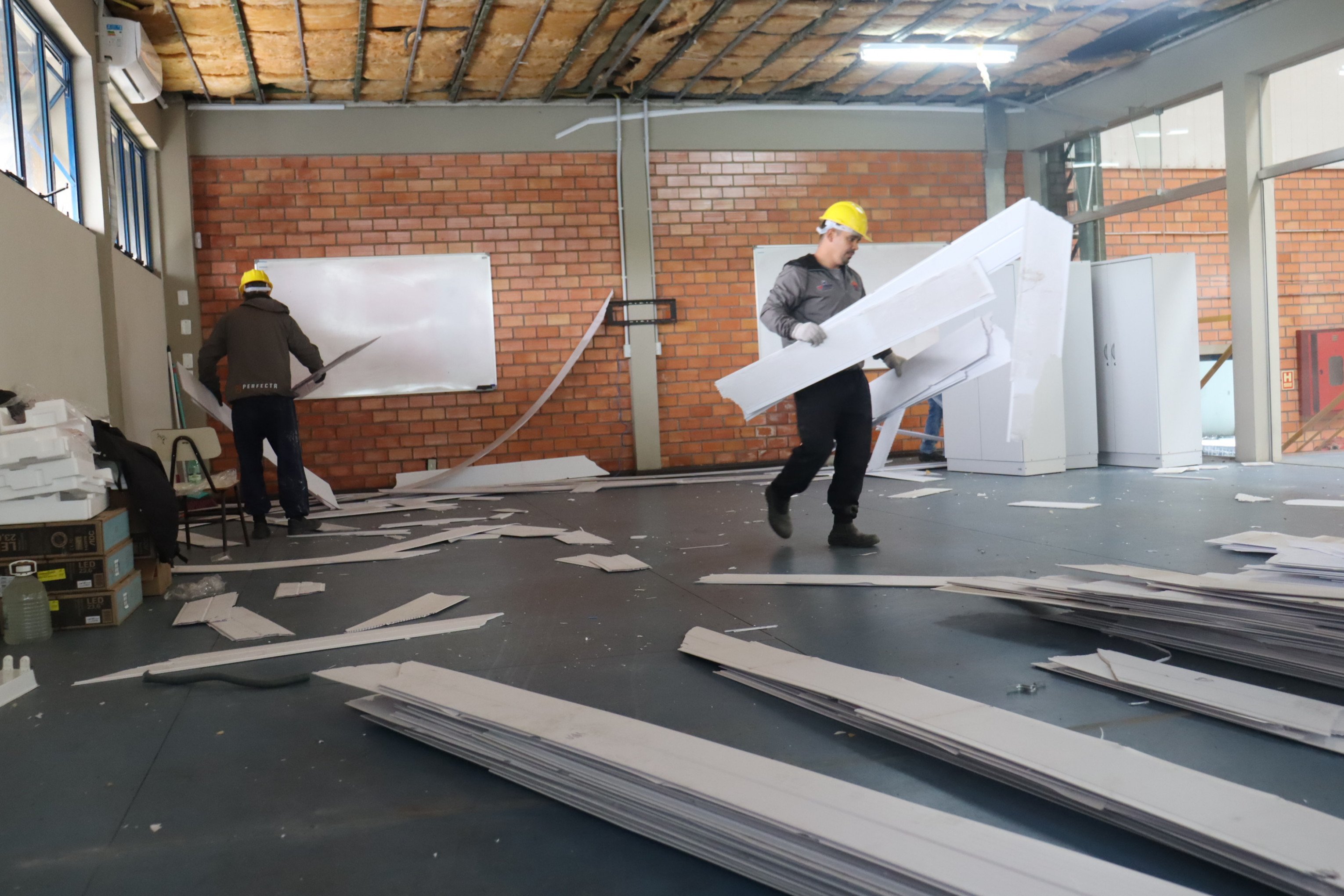 Obras da primeira etapa no câmpus São Leopoldo