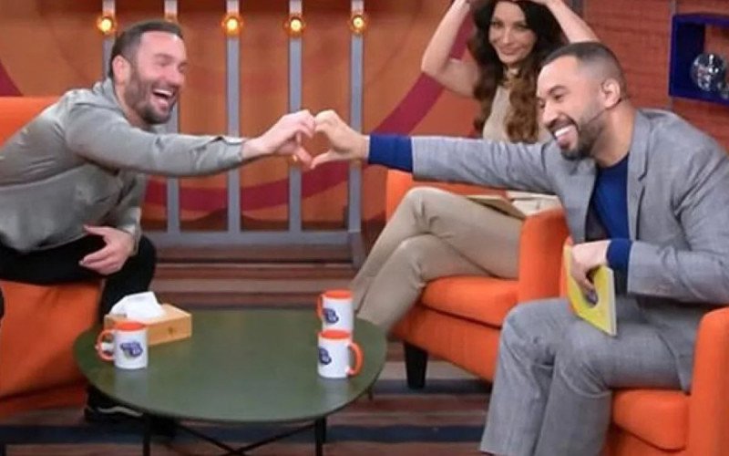 Diego Hypolito e Gil do Vigor foram vistos de mãos dadas em evento | abc+