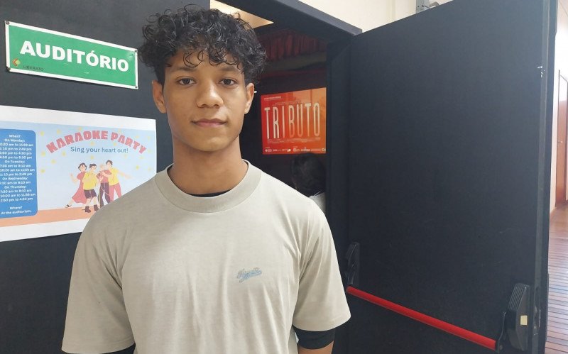 Estudante da Liberato, Wellington Antonio da Rosa Ferreira prestigiou exibição de Tributo | abc+