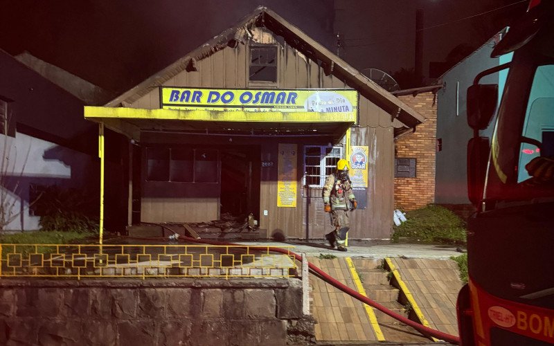 Bar do Osmar pegou fogo em Gramado
