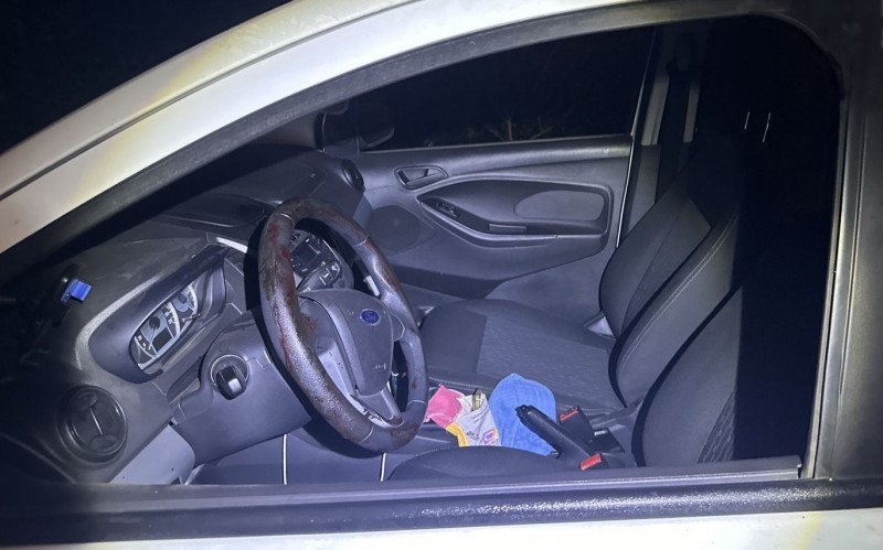 Carro do motorista de app foi recuperado horas depois também em Sapiranga