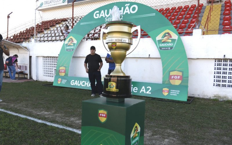 Troféu do Campeonato Gaúcho Série A2 já está no Estádio
