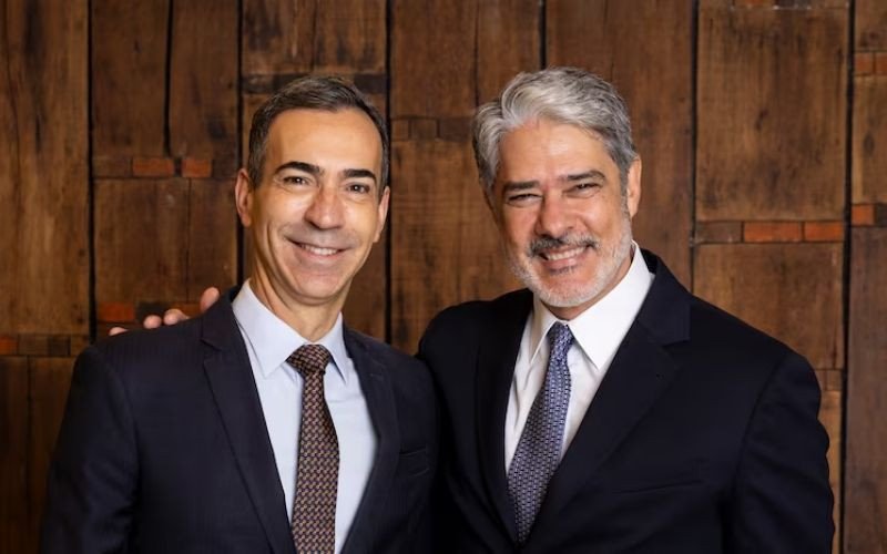 César Tralli e William Bonner | abc+