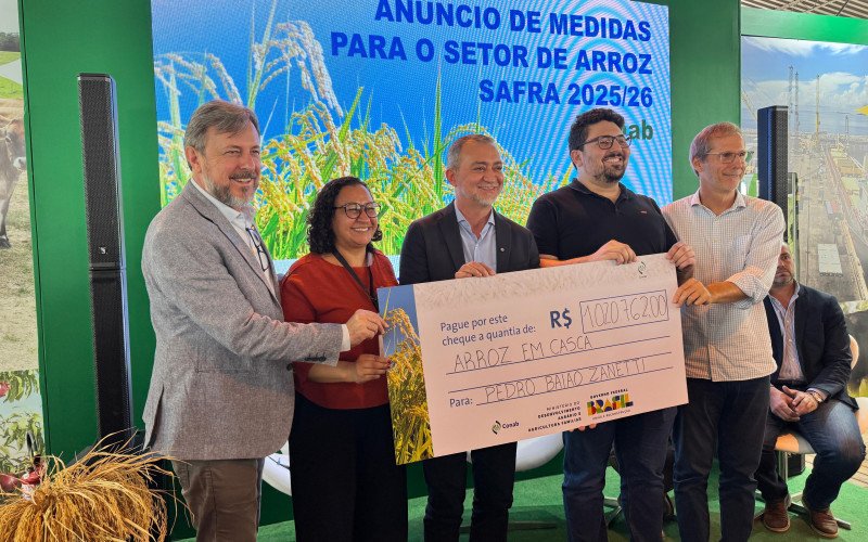 EXPOINTER: Conab anuncia R$ 300 milhões para apoiar produtores de arroz  | abc+