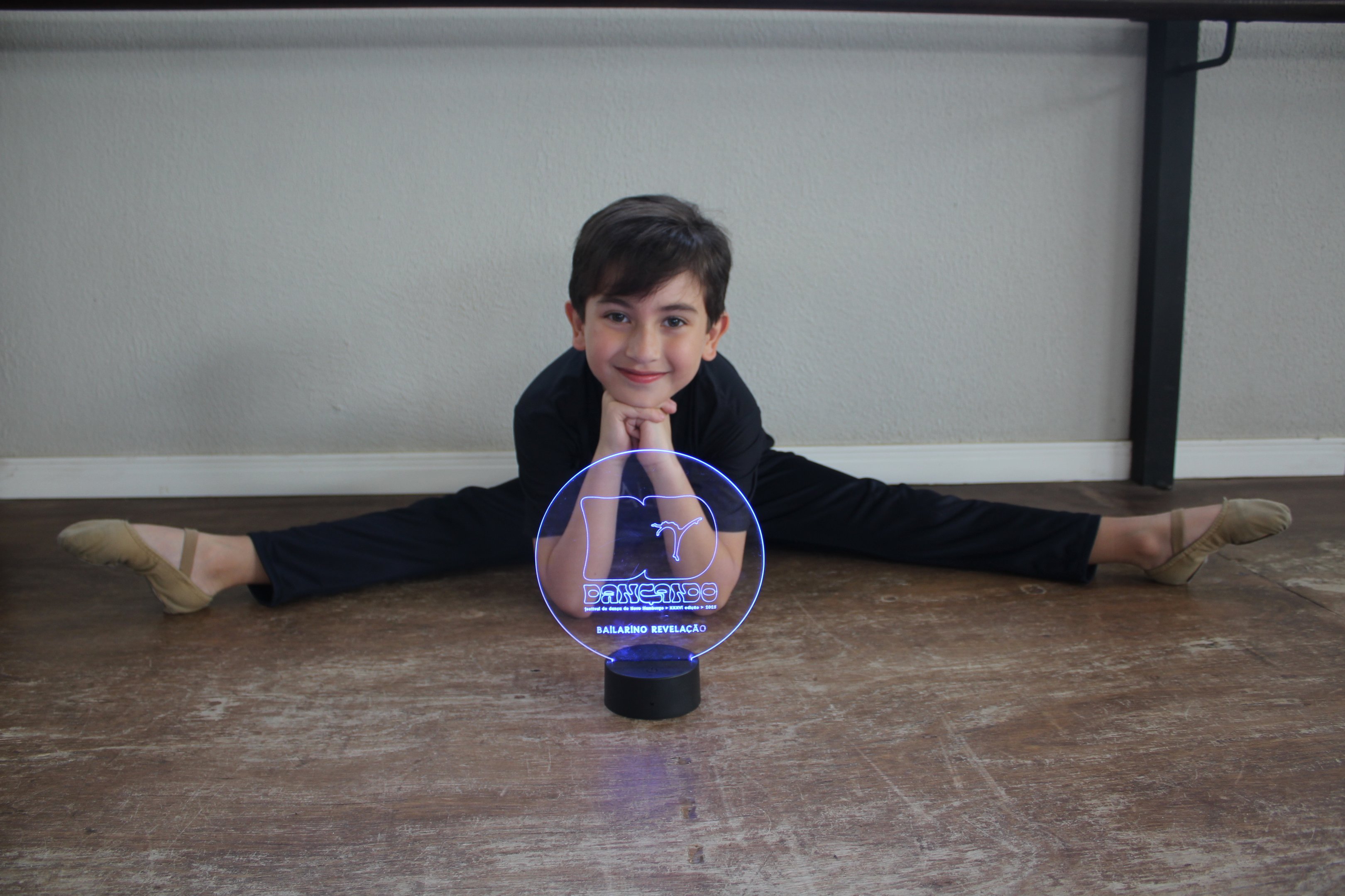 O talento do pequeno bailarino canoense que foi revelação em festival de dança em Novo Hamburgo