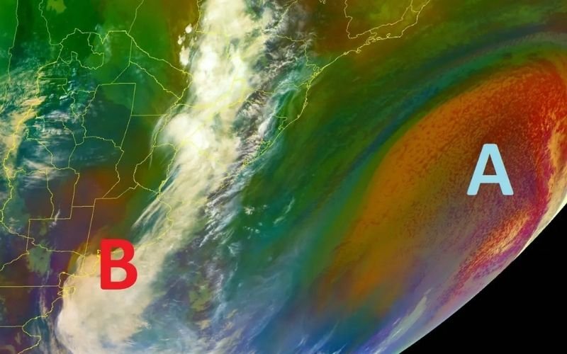 PREVISÃO DO TEMPO: Rajadas de vento de quase 100 km/h são causadas por combinação de fenômenos; entenda