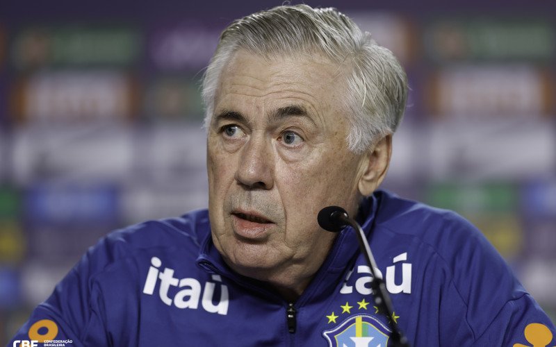 Treinador Carlo Ancelotti concedeu entrevista coletiva nesta quarta-feira | abc+
