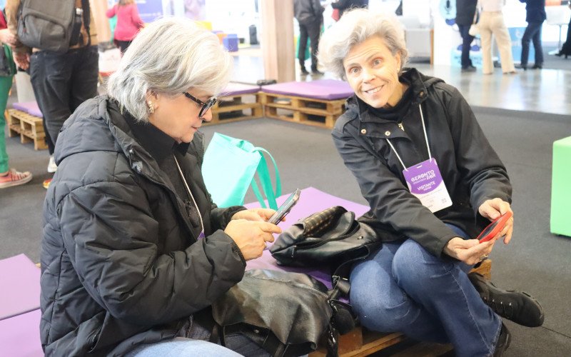 Christiane e Ana Lucia na Geronto Fair | abc+